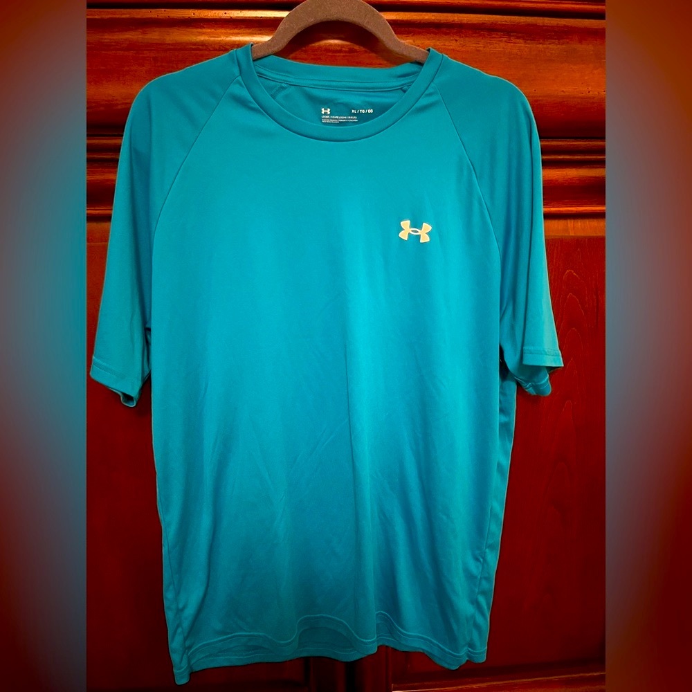 Under Armour Men's Teal Short Sleeve Tee XL